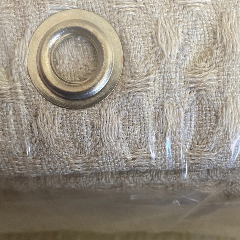 Threshold Waffle Shower Curtain in Beige